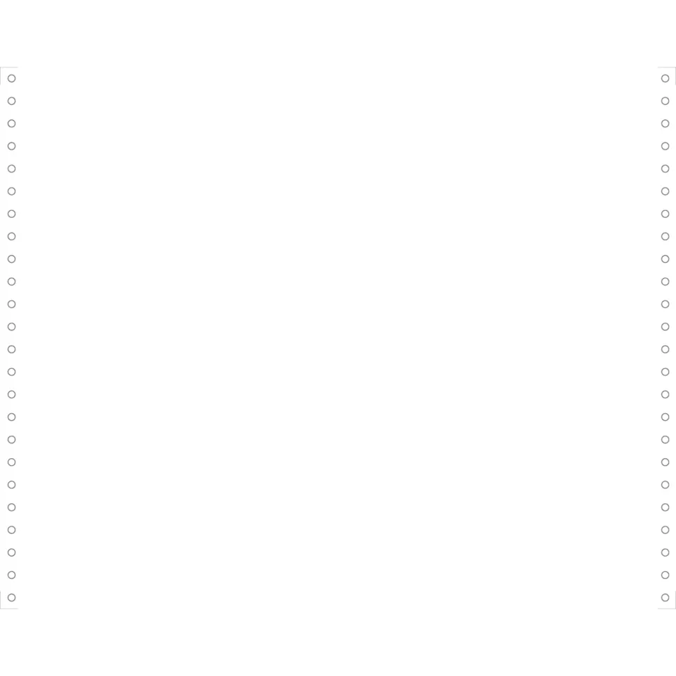 2000 feuilles de listing blanc 380x12...