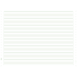 List.380x11\" 70gr ge-lijnd 1ex doos:2000/ St.