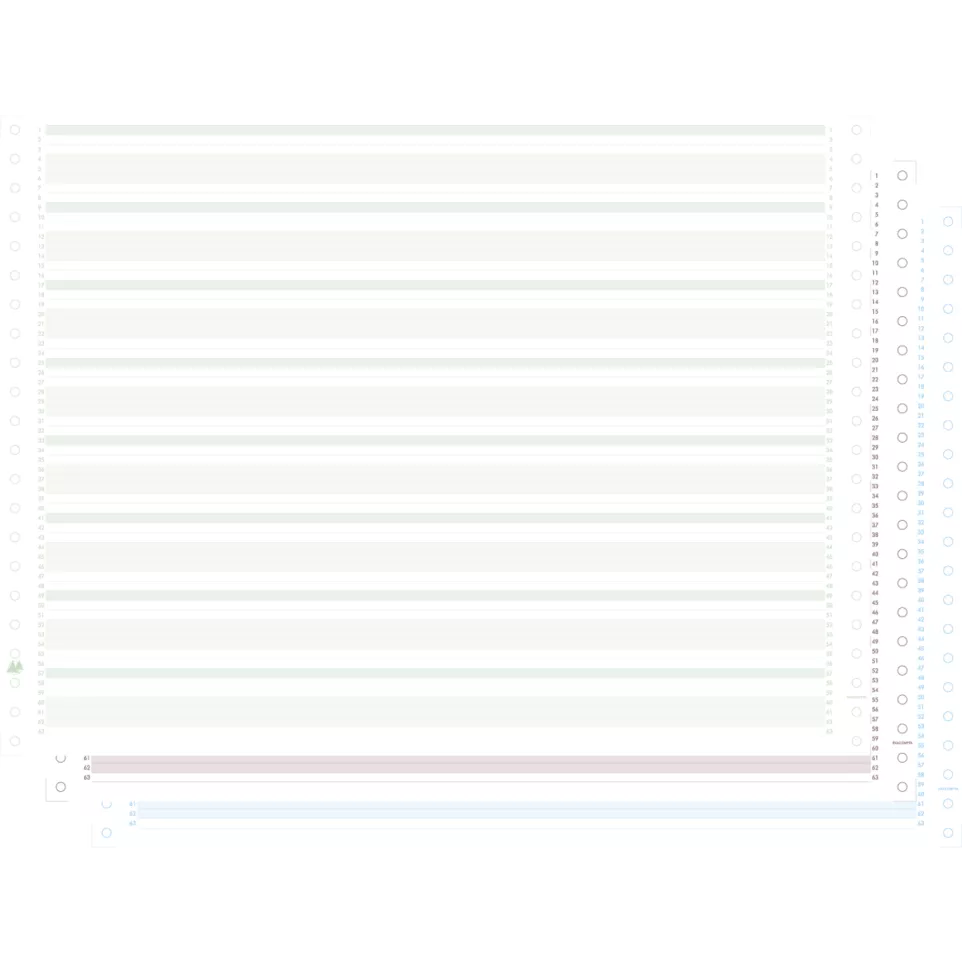 1000 feuilles de listing autocopiant...