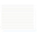 1000 feuilles de listing autocopiant zoné vert/bleu 380x11 2plis Bandes Caroll Non Détachables/ Pce