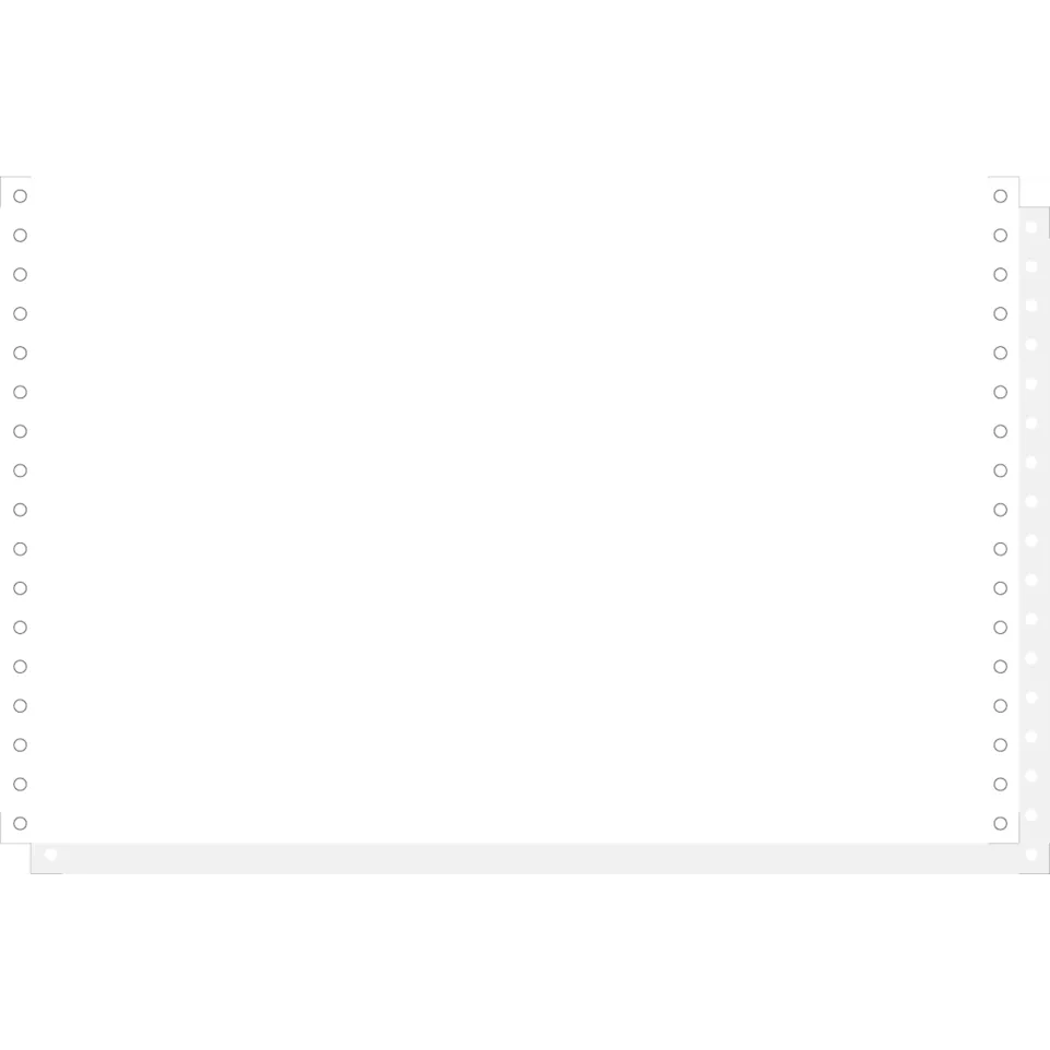 Computer listing paper 1000 NCR white...