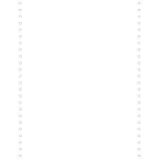 2000 feuil. de listing blanc 240x12'' 1pli microperf. 4 côtés Bandes Caroll Détachables Papier Clairalfa 80g/ Pce