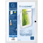 Boite de classement à pression Dos 40mm polypropylène chromaline 7/10e Krea Cover/ Pce