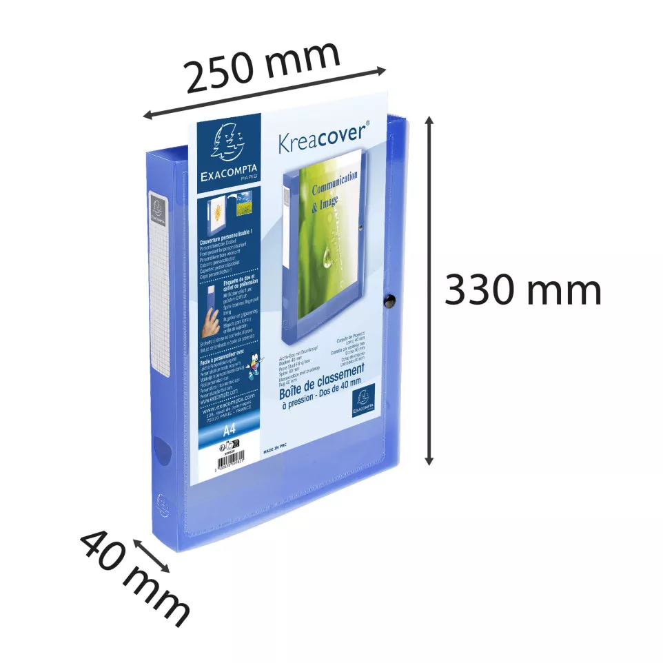 Boite de classement à pression Dos...