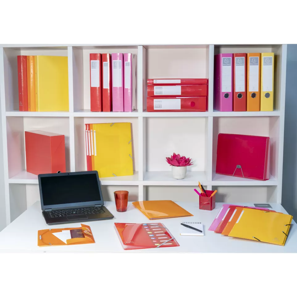 Klasseerdoos IDERAMA rug 40mm rood-/ St.