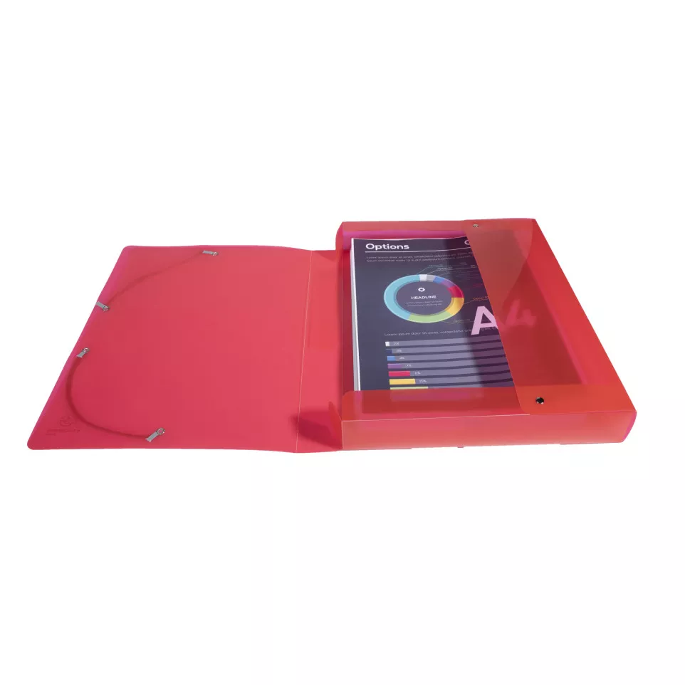 Box File Iderama Elas A4 S40mm PP/ Pc.