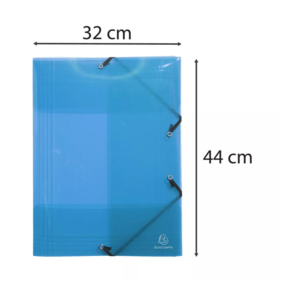 Exacompta Crystal PP Elasticated 3...