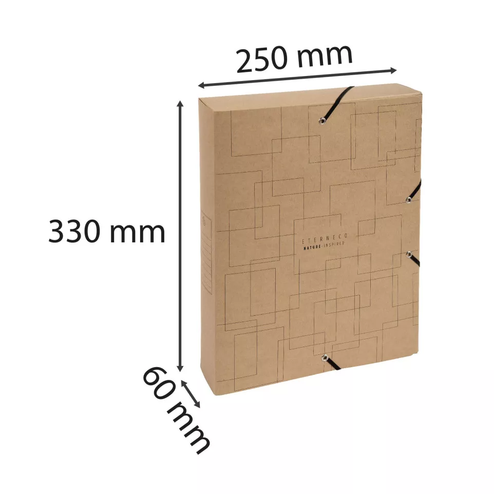 Eterneco coated cardboard filing box...