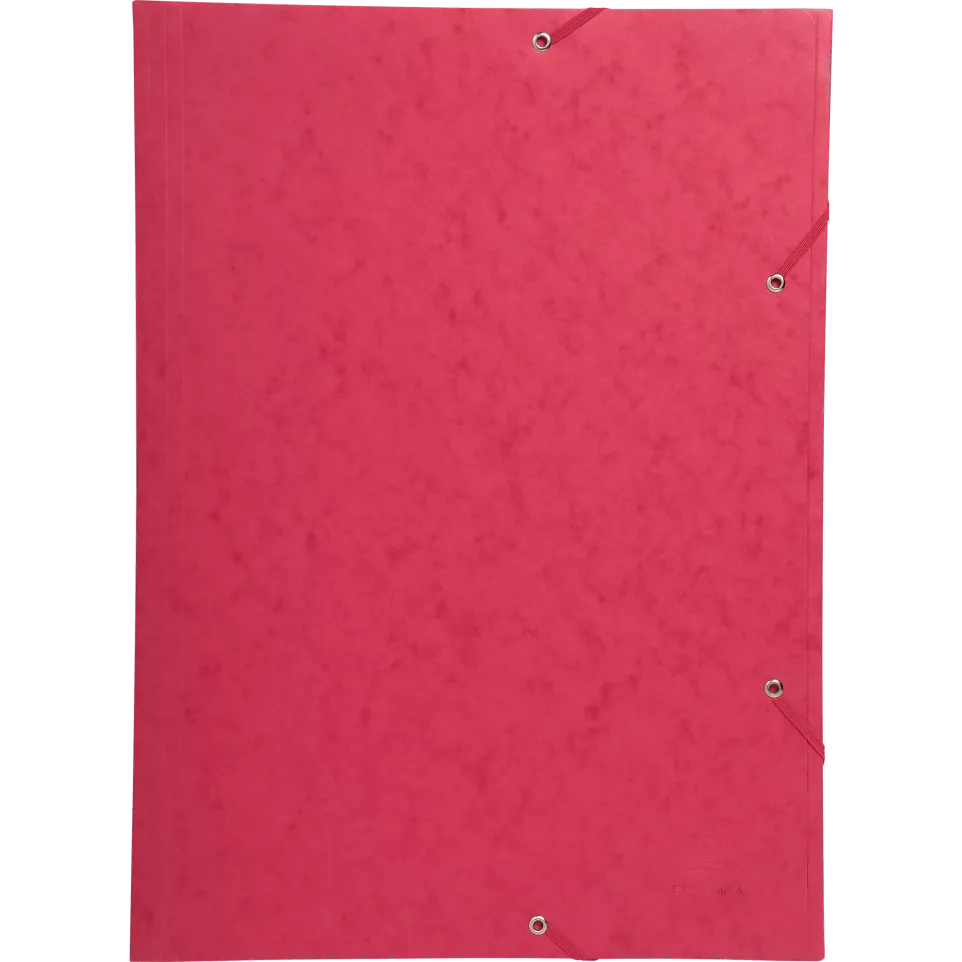 3-flap folder with elastic straps...