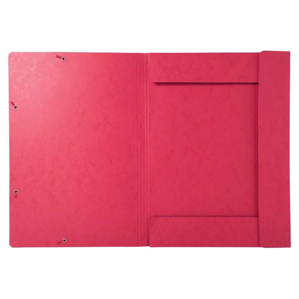 3-flap folder with elastic straps...