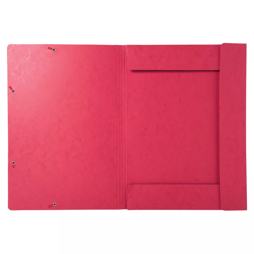 3-flap folder with elastic straps...