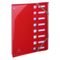 Trieur extensible en polypropylène 8 compartiments IDERAMA PP - A4/ Pce