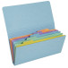 Pochette trieur carte multicolore 6 compartiments Aquarel - 26x13cm/ Pce