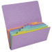 Pochette trieur carte multicolore 6 compartiments Aquarel - 26x13cm/ Pce