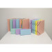 Sorteermap 12 vak 34-x24,5 Aquarel 4-ass/ St.