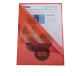PK 100 L-mappen geko-rrelde PP A4 rood/ St.