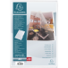Sachet de 10 pochettes coin avec encoches polypropylène lisse rigide Haute Qualité 20/100e - A4/ Pce