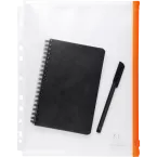 Sachet de 5 pochettes zip perforées polypropylène Exactive - A4/ Pce