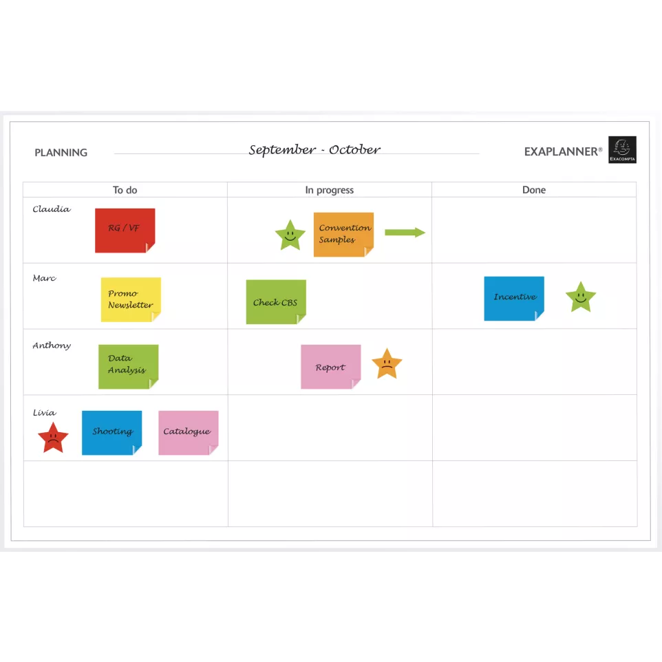 Planning magnétique To Do/ Pce