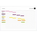 Planning magnétique Projet 60x90cm-/ Pce