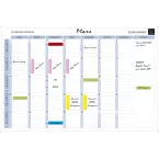 PLANNING MAGNETIQUE MENSUEL-/ Pce
