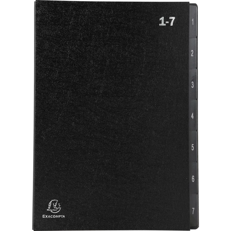 Voorordner Ordonator- genum. 1-7...