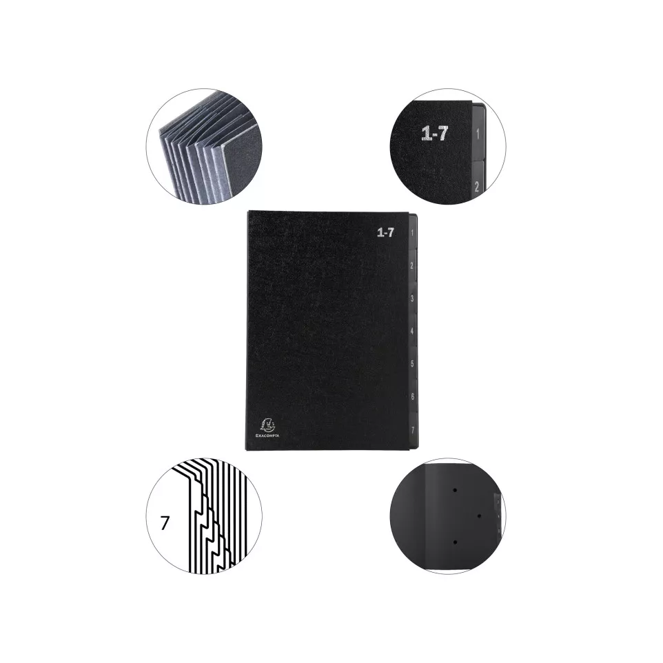 Exacompta Multipart File, A4 270gsm,...