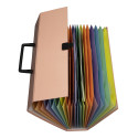 File Expand Case Multi Fle 18P Aquarel/ Pc.