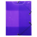 Chemise à élastique 3 rabats Polypropylène 5/10e Crystal Colours - A4/ Pce