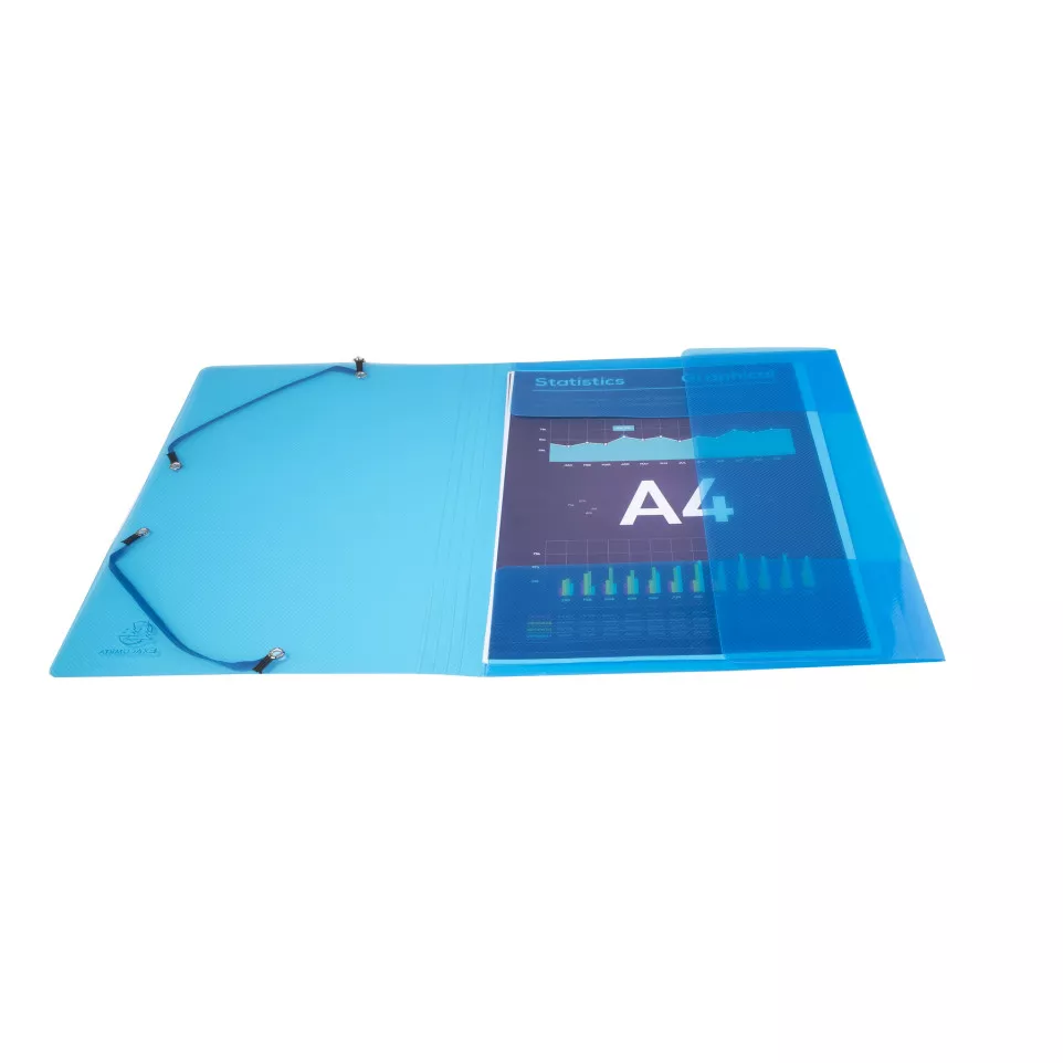 Exacompta Crystal PP Elasticated 3...
