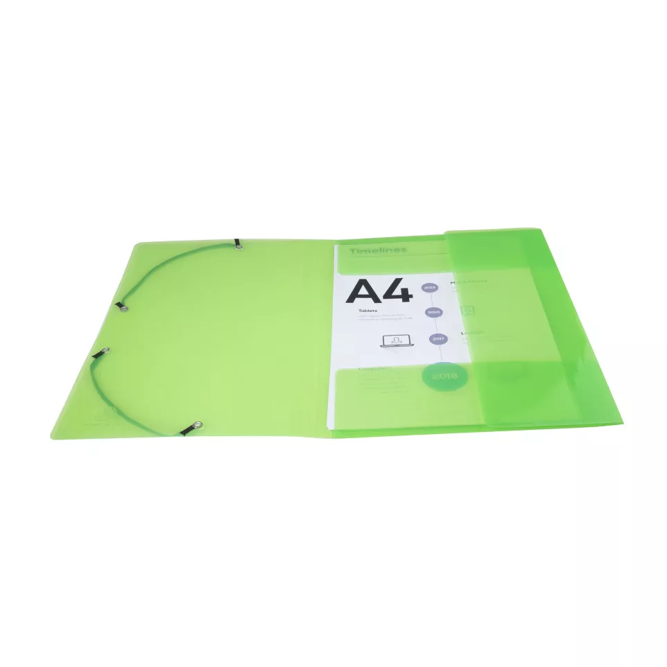 Exacompta Crystal PP Elasticated 3...