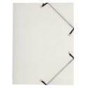 Exacompta Crystal PP Elasticated 3 Flap Folders, A4, Assorted, Pack of 5/ Pc.