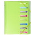 Trieur polypropylène 3 rabats Chromaline 8 compartiments/ Pce