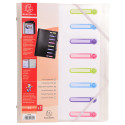 Trieur polypropylène 3 rabats Chromaline 8 compartiments/ Pce