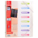Trieur polypropylène 3 rabats Chromaline 8 compartiments/ Pce