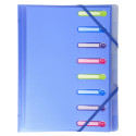 Trieur polypropylène 3 rabats Chromaline 8 compartiments/ Pce