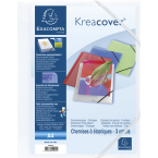 3-flap folder with elastic...