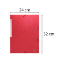 Chemise 3 rabats à élastiques Maxi Capacity carte lustrée 600g/m2 Scotten ®- A4/ Pce