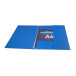 Elastomap glansk.600- Scotten 3klep blauw/ St.