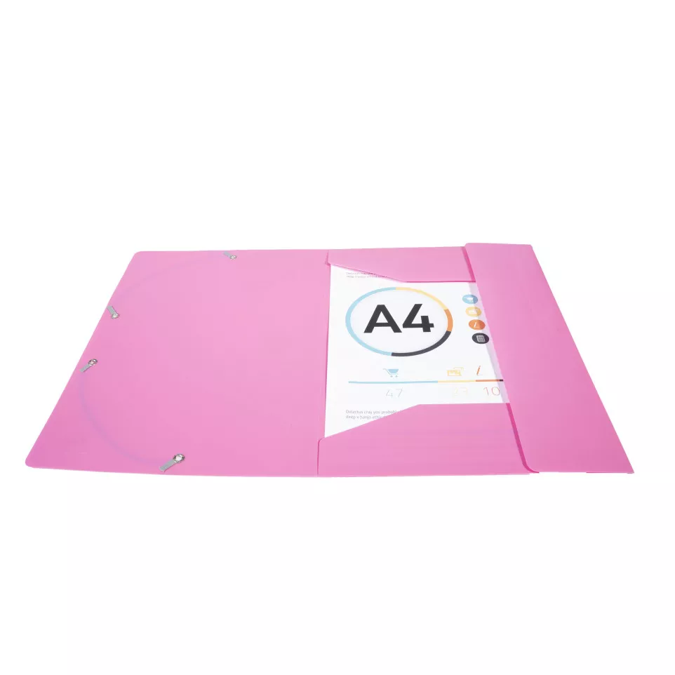 3 Flap Folders with Elastic Straps...