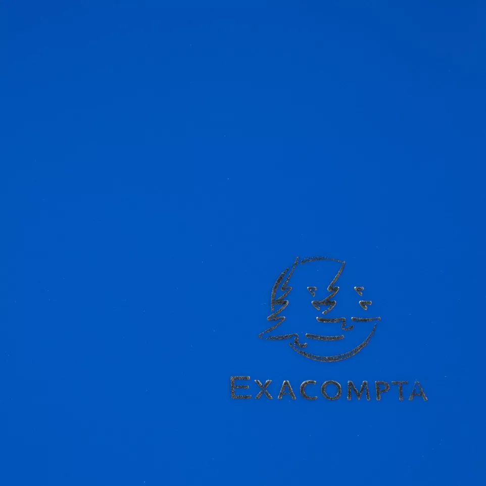 Elastomap PP opaak 3 klep blauw-/ St.