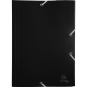 3 Flap Folders with Elastic Straps Opaque Polypropylene Eco A4/ Pc.