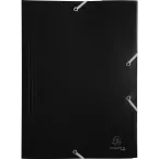 3 Flap Folders with Elastic Straps Opaque Polypropylene Eco A4/ Pc.