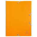 3 Flap Folders with Elastic Straps Opaque Polypropylene Eco A4/ Pc.