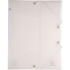 3-flap folder with elastic...