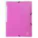 3 Flap Folders with Elastic Straps Opak Polypropylene A4./ Pc.