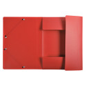 3 Flap Folders with Elastic Straps Opak Polypropylene A4./ Pc.