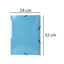 Chemise à élastiques 3 rabats Maxi capacity carte lustrée pelliculée 425gm2 Iderama A4/ Pce