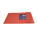 Chemise à élastiques 3 rabats Maxi capacity carte lustrée pelliculée 425gm2 Iderama A4/ Pce