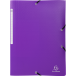 3 Flap Folders with Elastic Straps Opak Polypropylene A4./ Pc.
